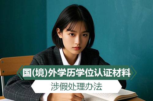 关于国（境）外学历学位认证申请材料涉假行为的处理办法