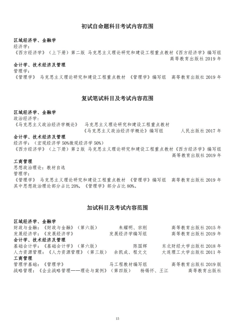 长春理工大学2025硕士研究生考试招生专业目录