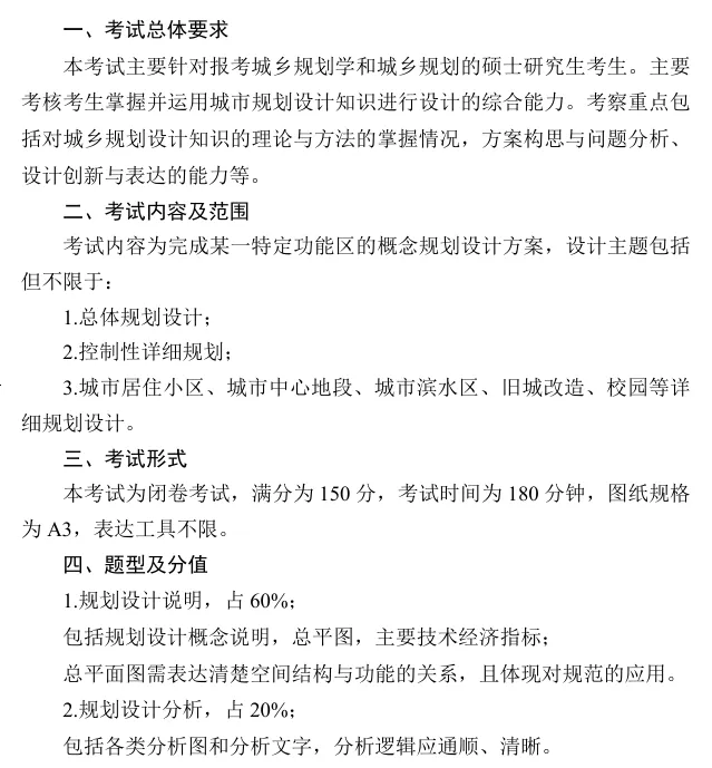 湖南大学城乡规划学与城乡规划专业2026年硕士研究生招生考试初试科目调整