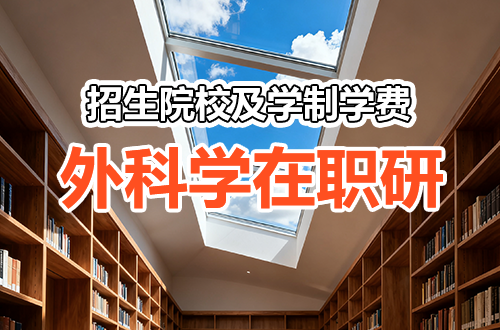 2026年外科学在职研究生招生院校名单盘点！（附学制学费）