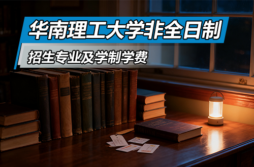 2026年华南理工大学非全日制研究生招生专业及学制学费大盘点