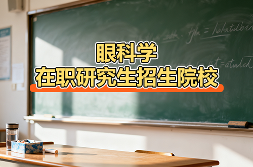 赋能精准医疗：2026年眼科学在职研究生招生院校推荐