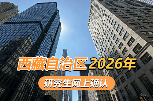 西藏自治区2026年全国硕士研究生招生考试报名信息网上确认时间公告