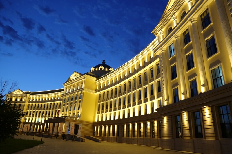 哈尔滨音乐学院夜景