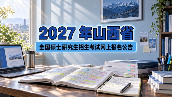 2027年山西省全国硕士研究生招生考试网上报名公告