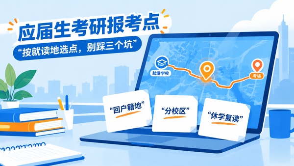 应届生考研报考点：就读地规则与3个常见误区