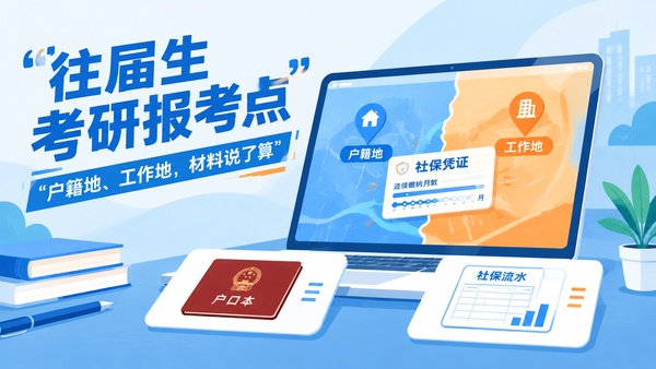 往届生考研报考点：户籍地和工作地到底怎么选