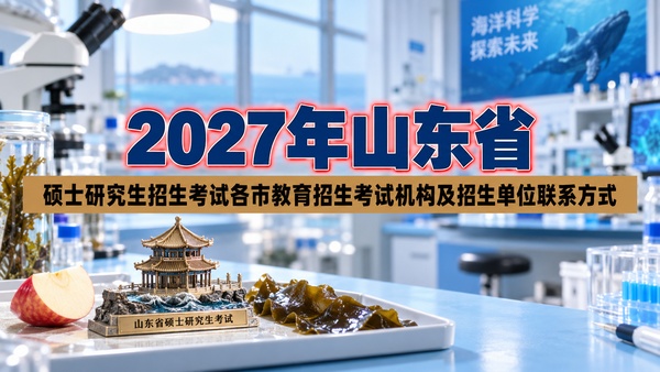 2027年山东省硕士研究生招生考试各市教育招生考试机构及招生单位联系方式
